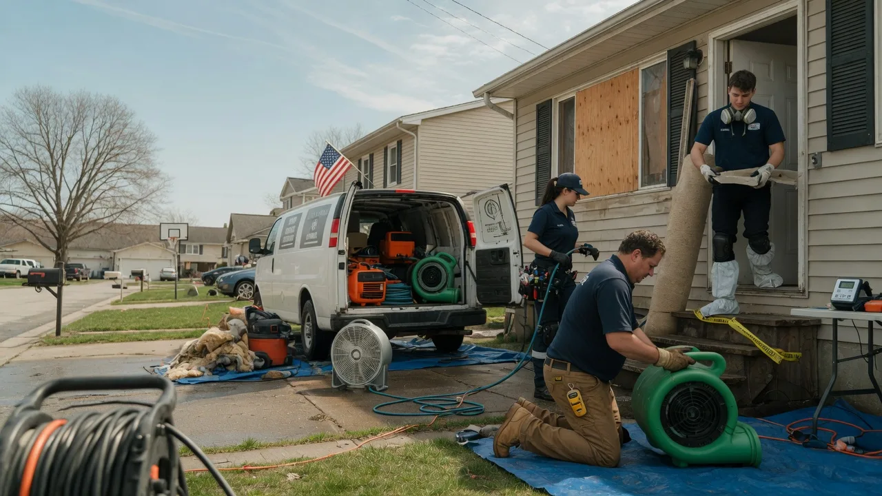 Water Damage Restoration in Fayetteville, TX near me